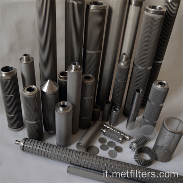 Tubo filtro involucro in acciaio in acciaio in acciaio